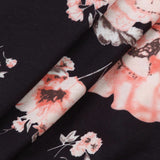 Womens Autumn Winter Floral Loose Hoodie Sweatshirt Pullover Tops Blouse